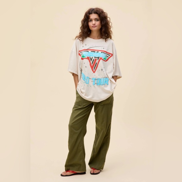 Daydreamer Van Halen 1980 Tour One Size Tee - Picture 1 of 7